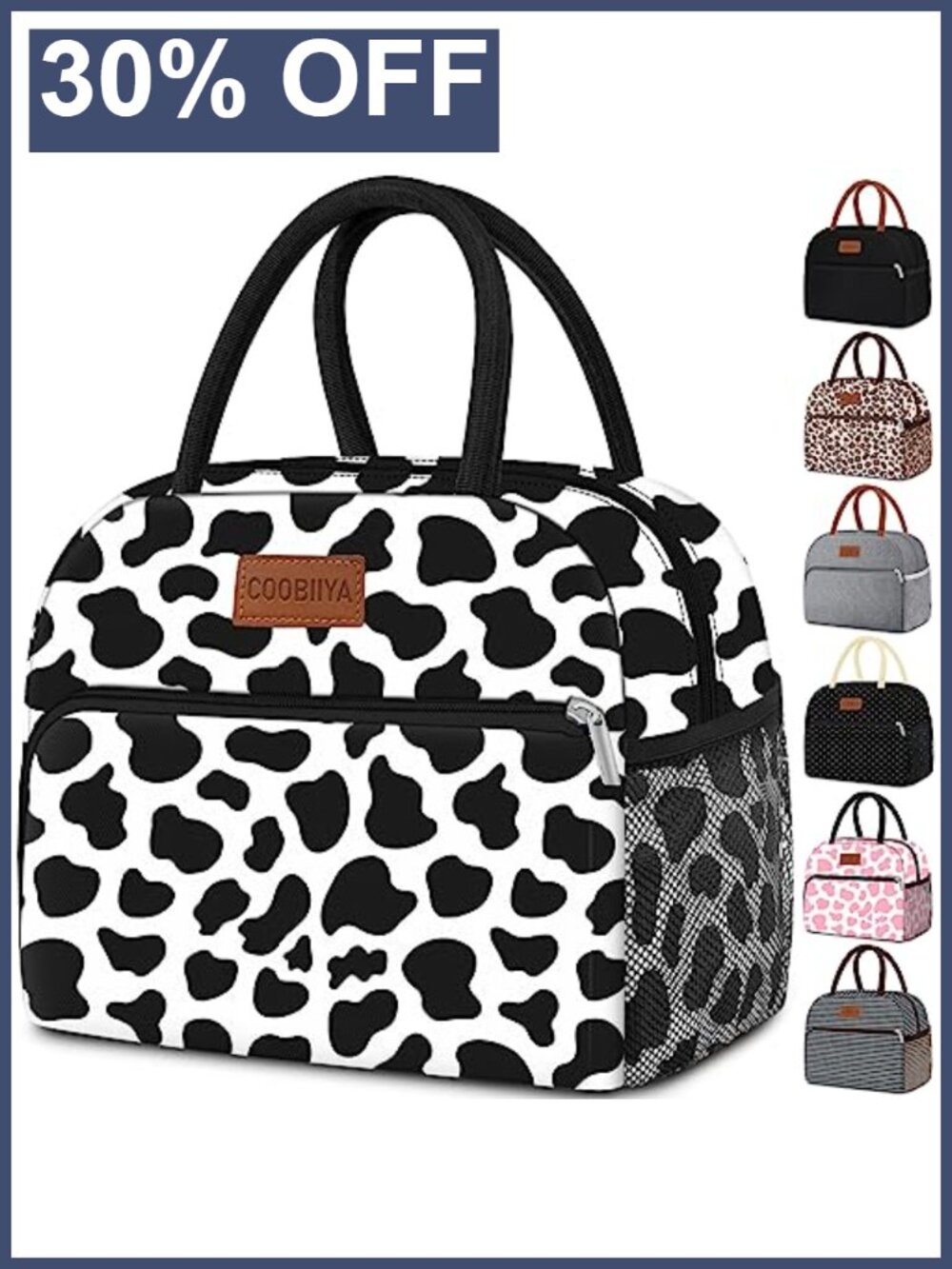 Insulated Lunch Bag Large Capacity Leakproof Cooler Tote